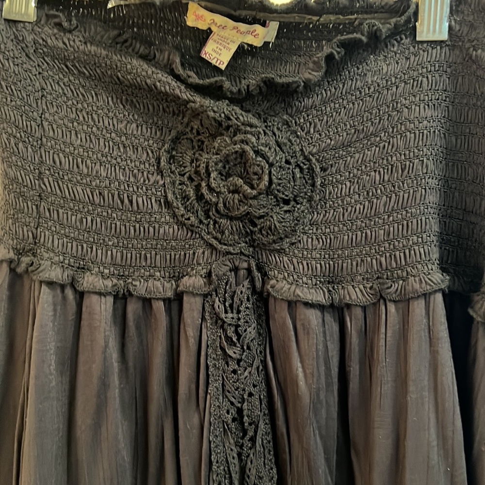 Simple black tube top dress or shirt good for summer